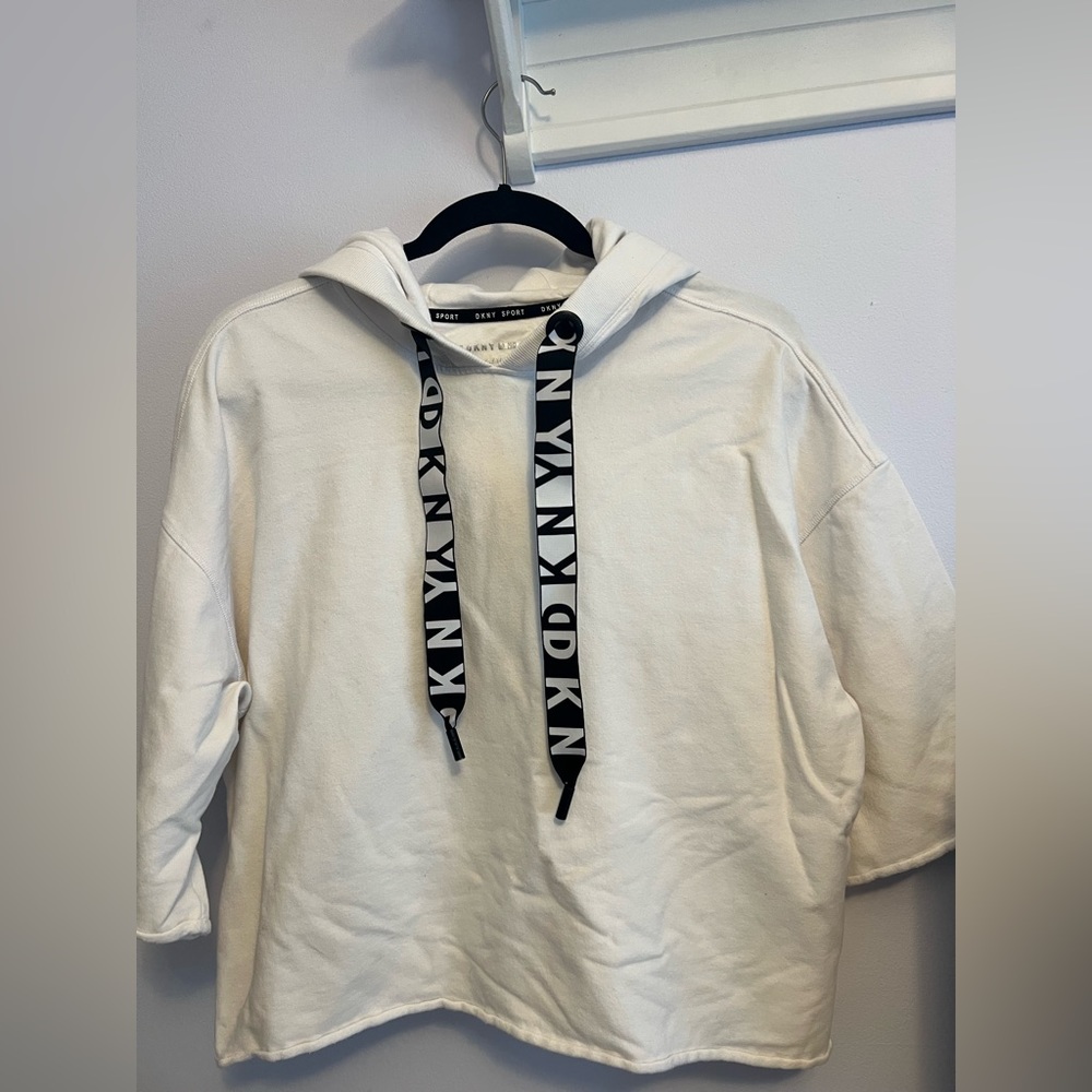 DKNY Sport crop mid sleeve sweatshirt